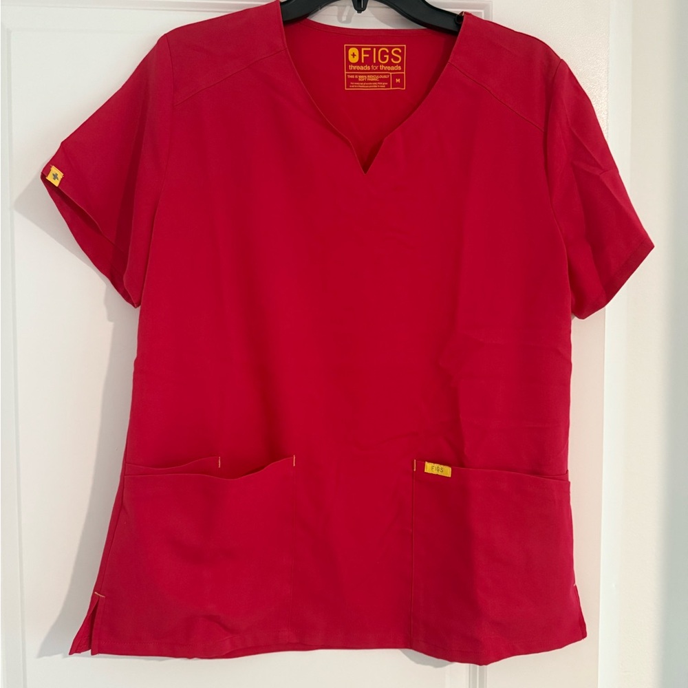 Figs Women's Pink Scrub Top